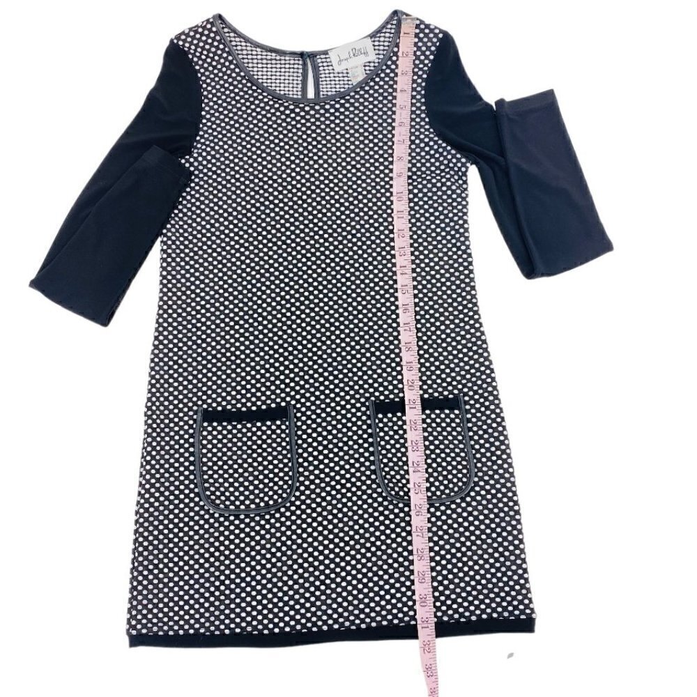 Joseph Ribkoff Waffle Knit Long Sleeve Tunic Dress S 6​​​​​​​​​​​​​​ - Picture 6 of 8